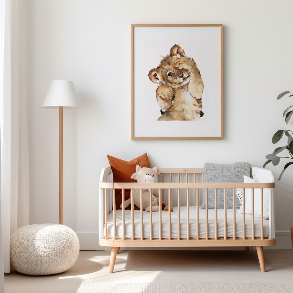 affiche-bebe-lion-chambre