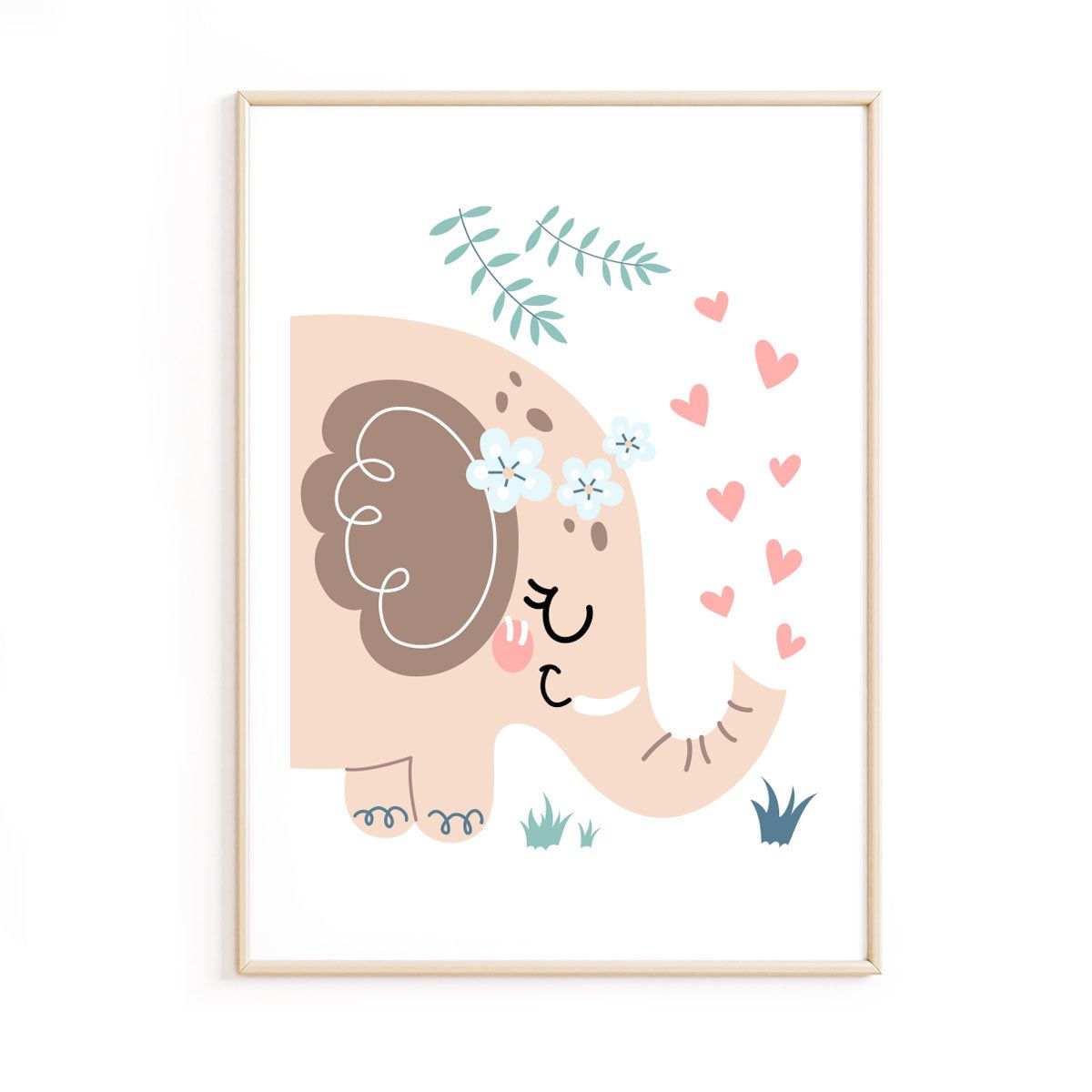 affiche-éléphant-bébé