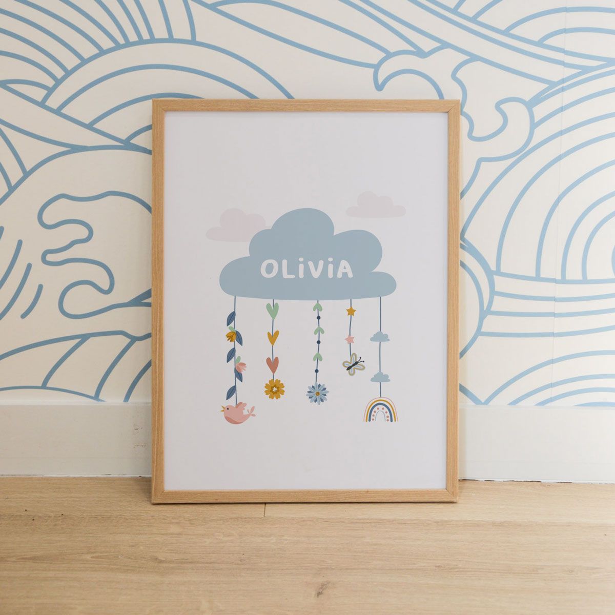 affiche nuage bébé