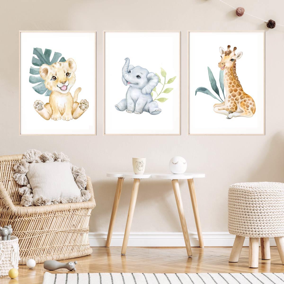 lot-de-3-affiches-bebe-safari