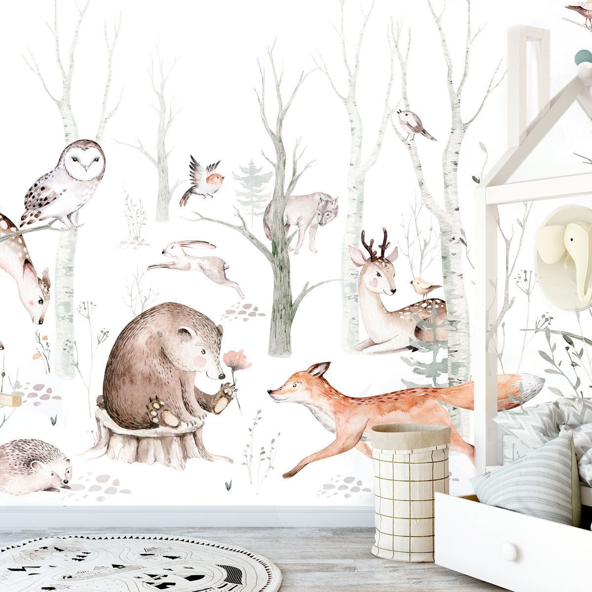 papier-peint-foret-enfant