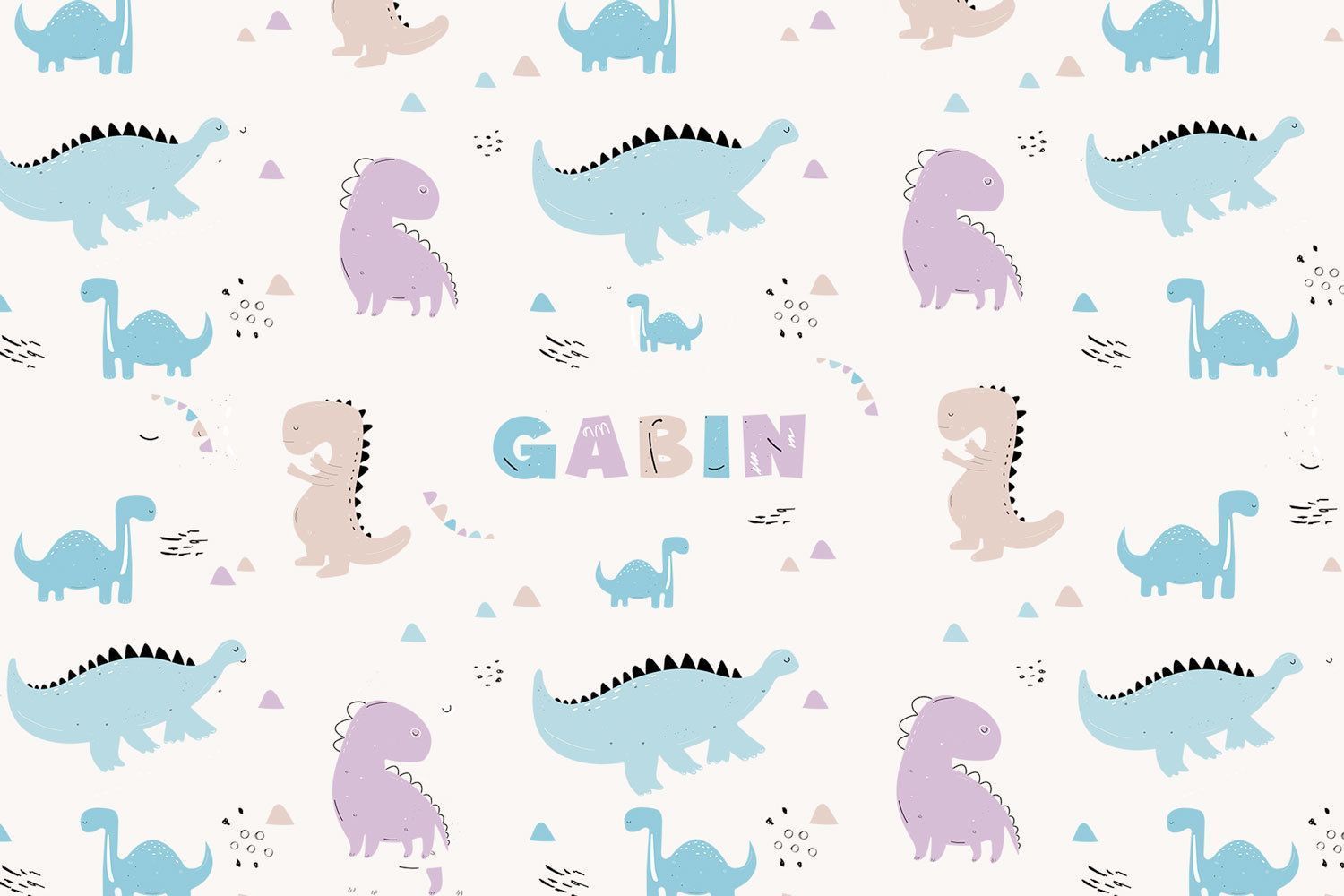 papier-peint-garcon-dinosaure-personnalisé