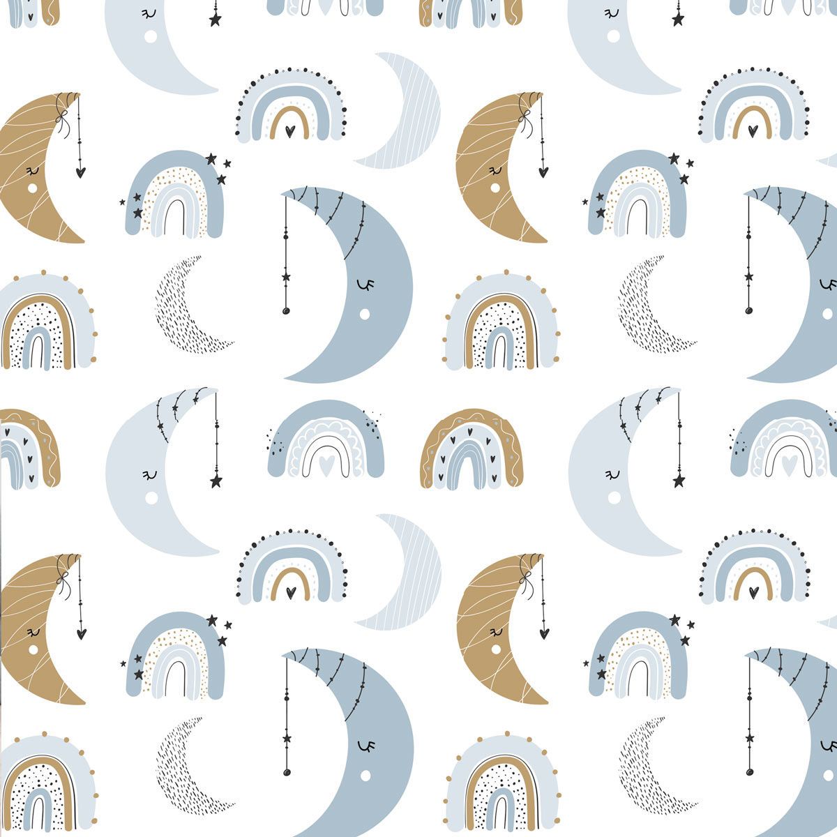 papier-peint-motif-lune