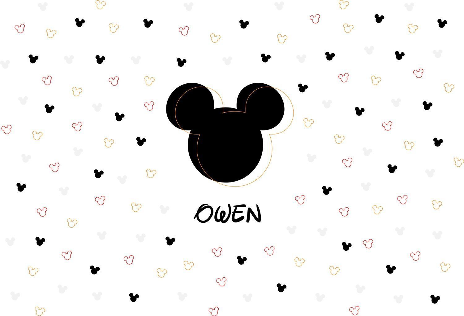 papier-peint-motif-mickey