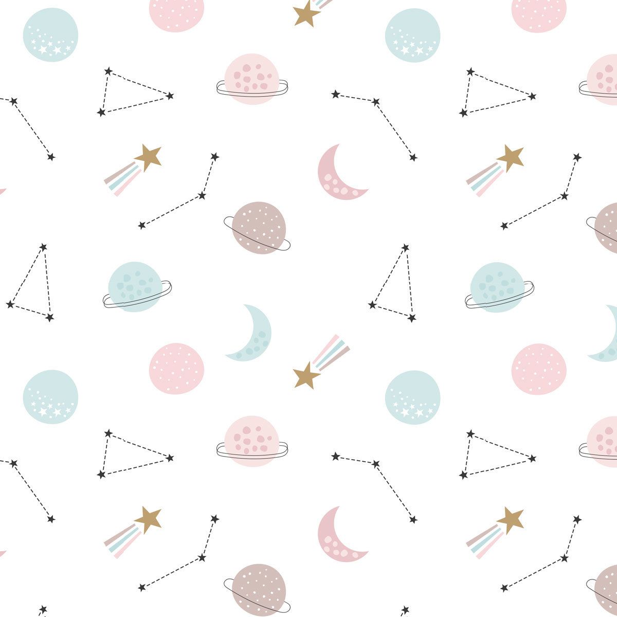 papier-peint-motif-planete