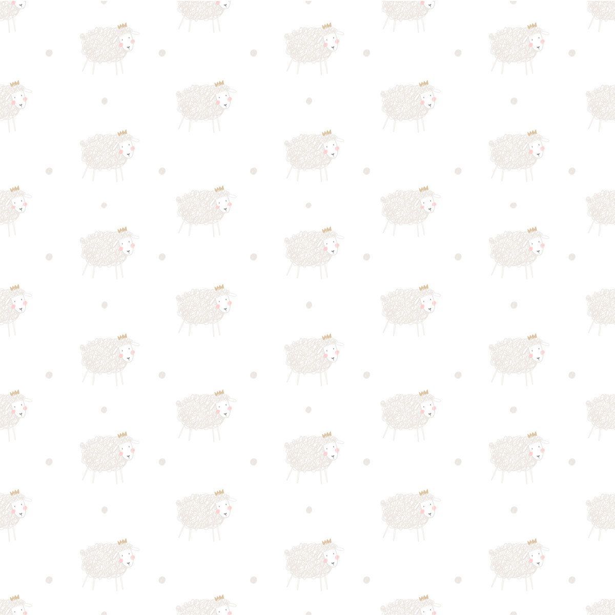 papier-peint-mouton-bébé