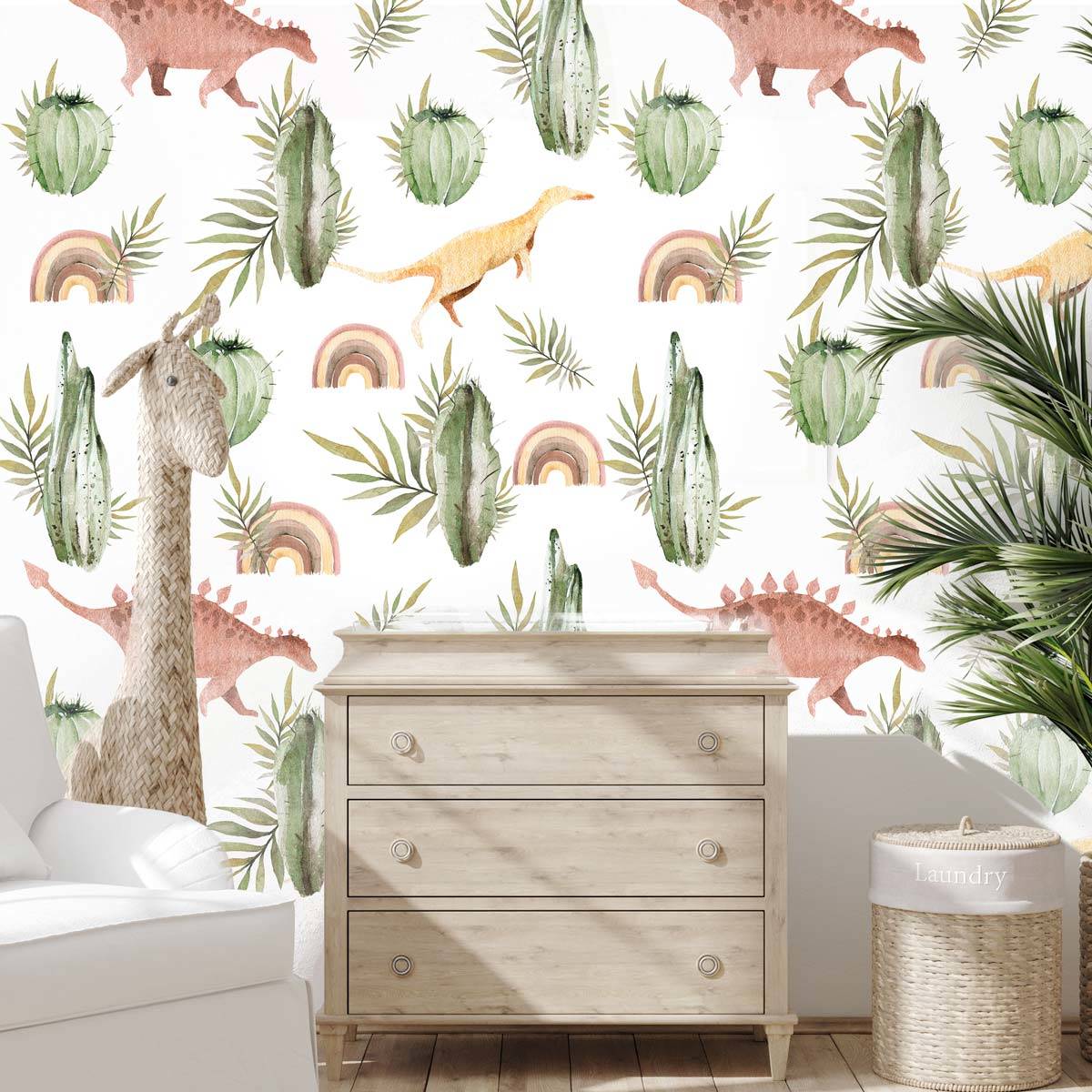 papier-peint-enfant-dinosaure
