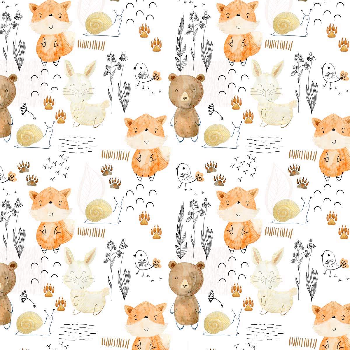 papier-peint-enfant-renard