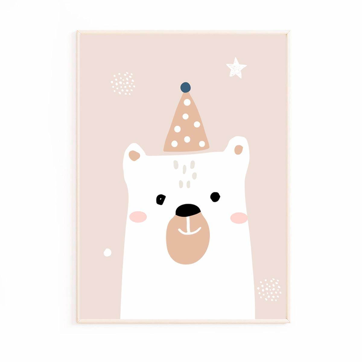 affiche-bébé-beige-ourson