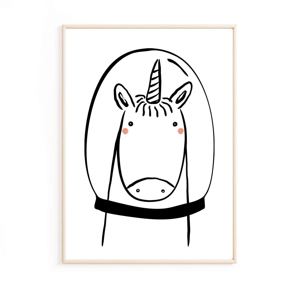 affiche-licorne-astronaute