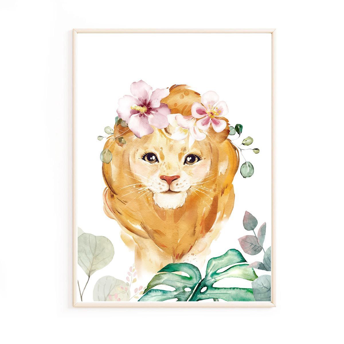 affiche-lion-bébé