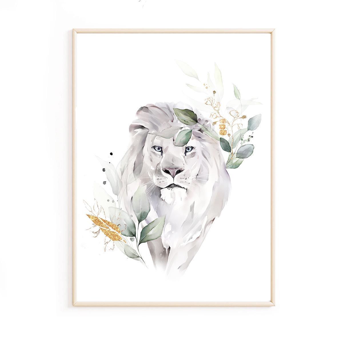 affiche-lion-peinture
