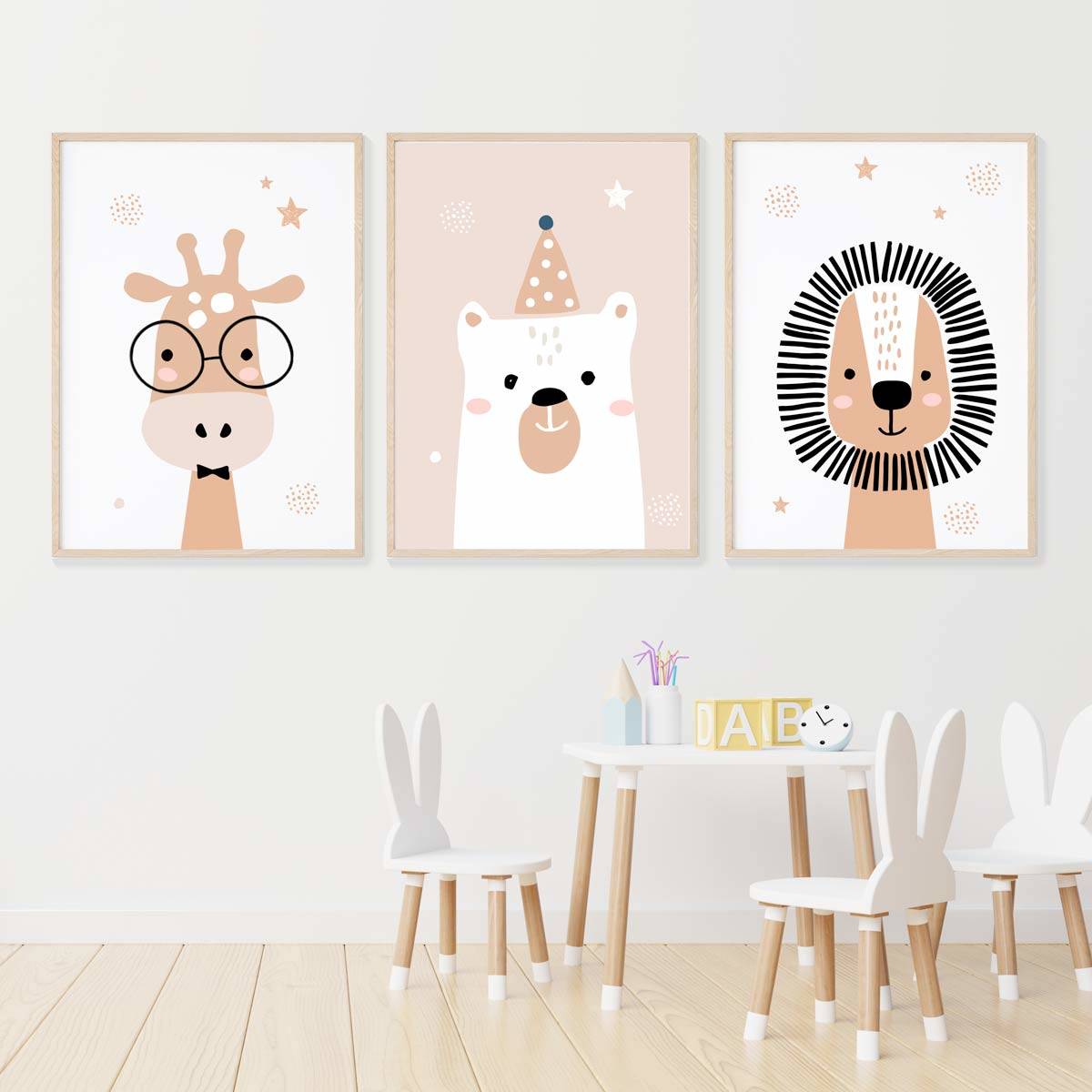 lot-de-3-affiche-animaux-bébé