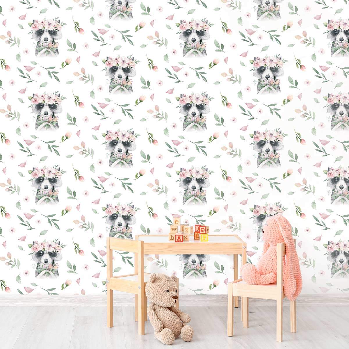 papier-peint-fleurs-chambre-fille