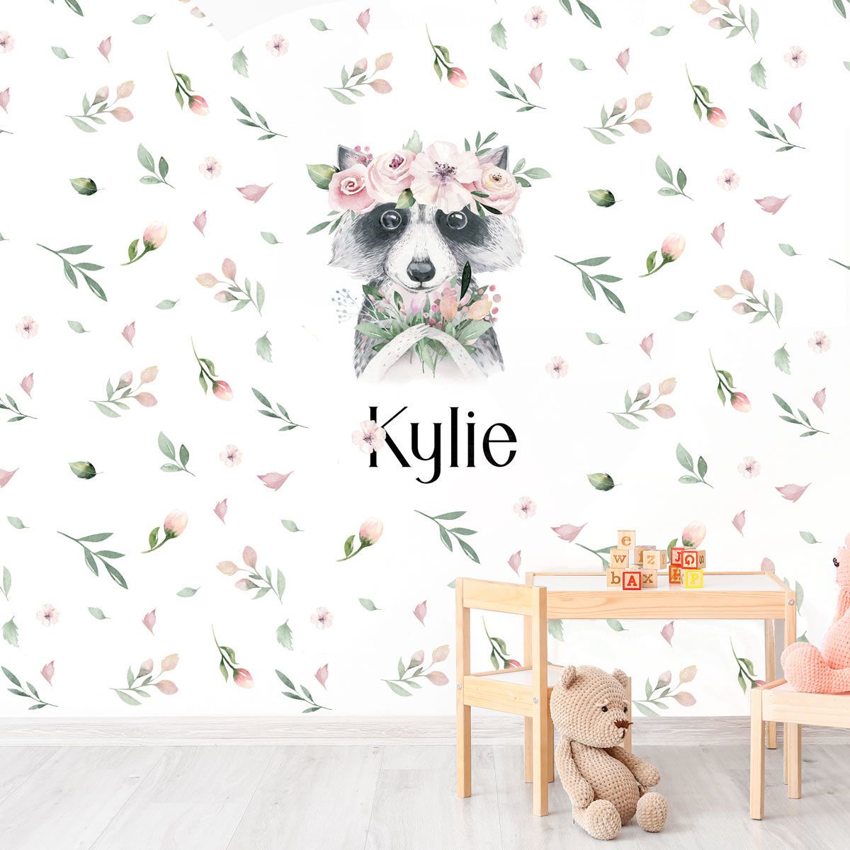 papier-peint-personnalisé-chambre-fille