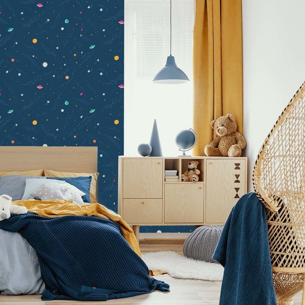 papier peint planete enfant