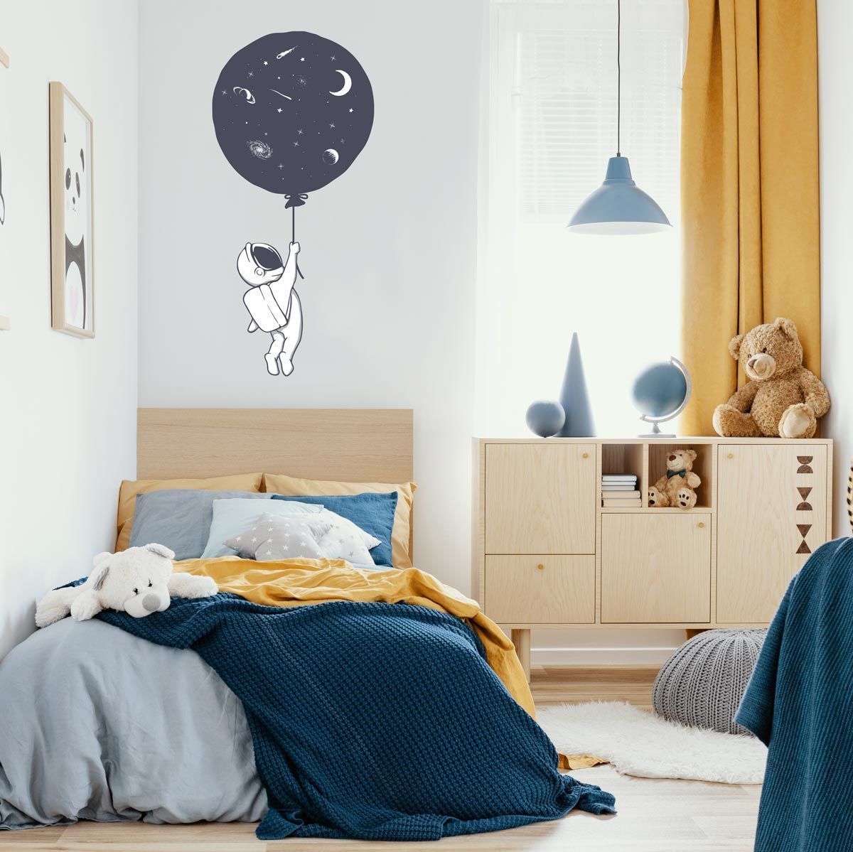 Sticker astronaute chambre enfant