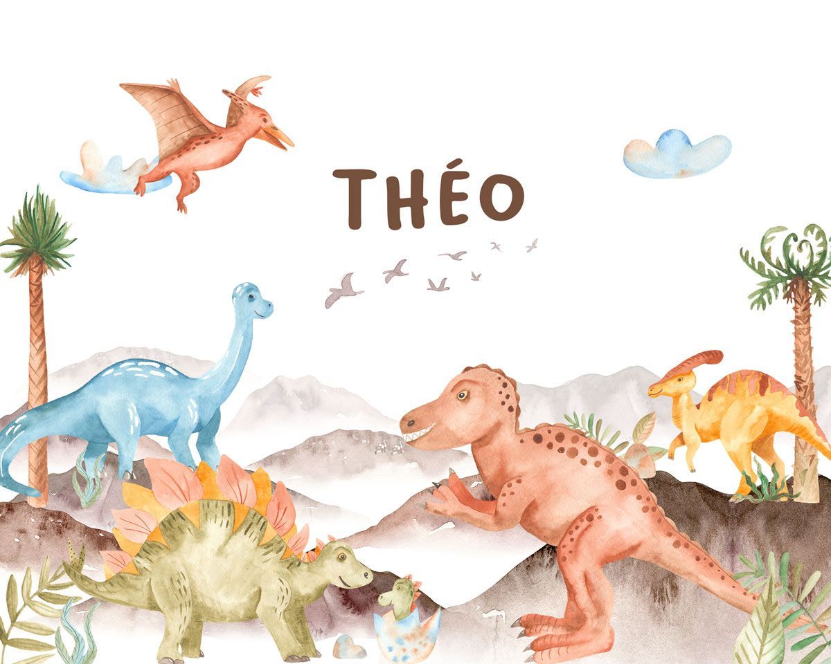 papier-peint-dinosaure