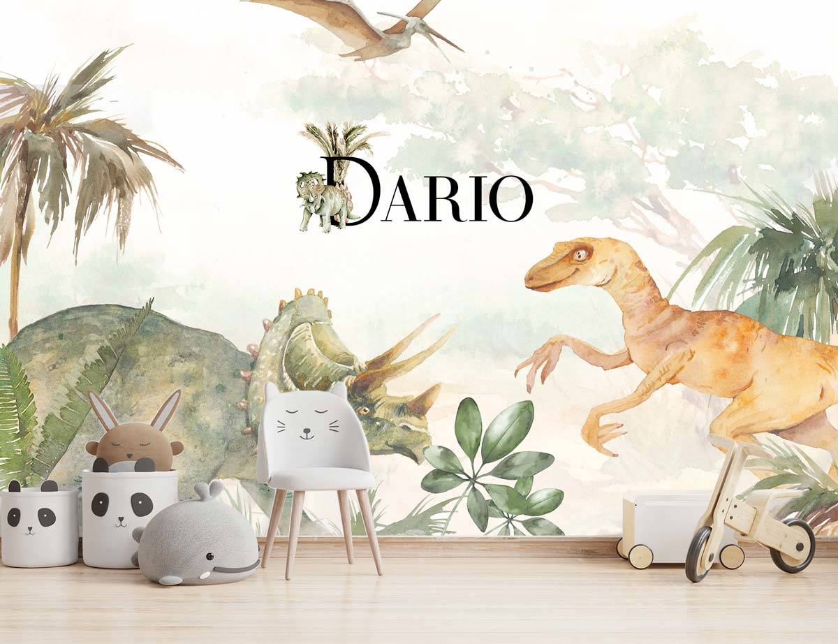 papier-peint-dinosaure-enfant
