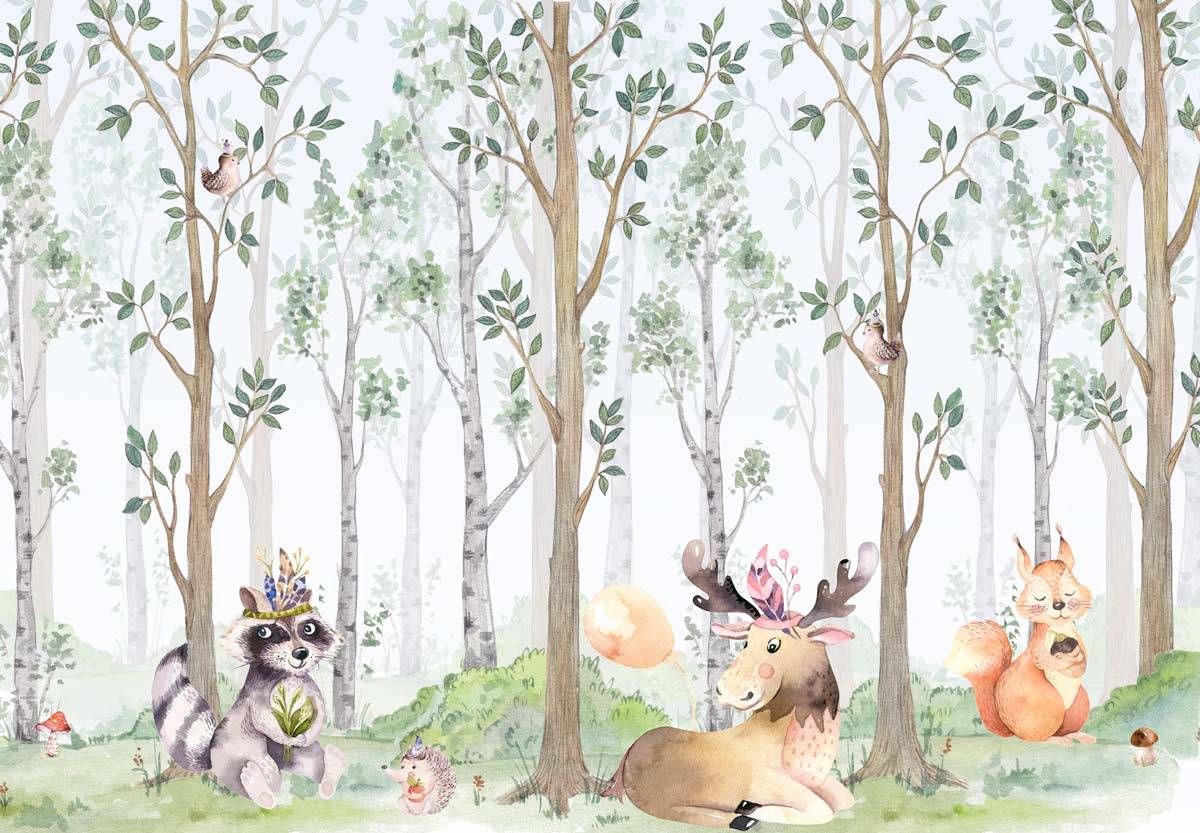 papier-peint-foret-enfant-2