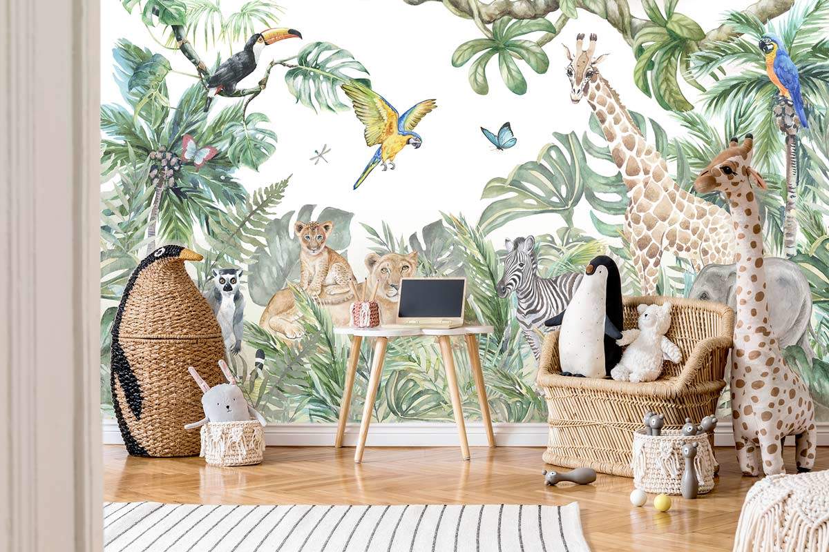 papier-peint-jungle-enfant