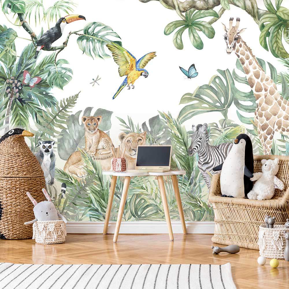 papier-peint-jungle-pour-enfant