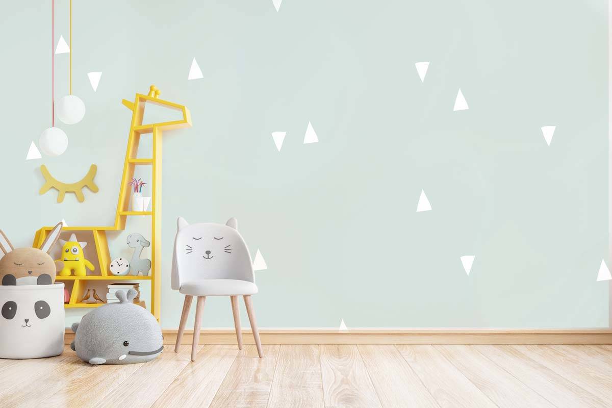 papier-peint-triangle-enfant