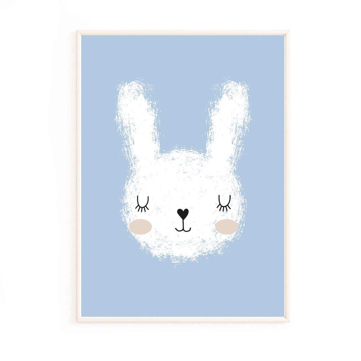 affiche-lapin-bleu-bébé