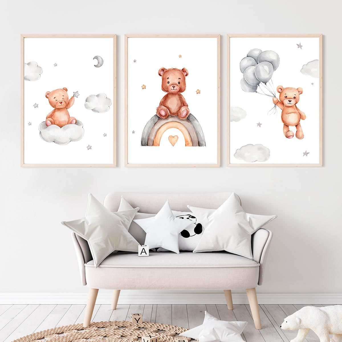 lot-affiche-ours-bébé