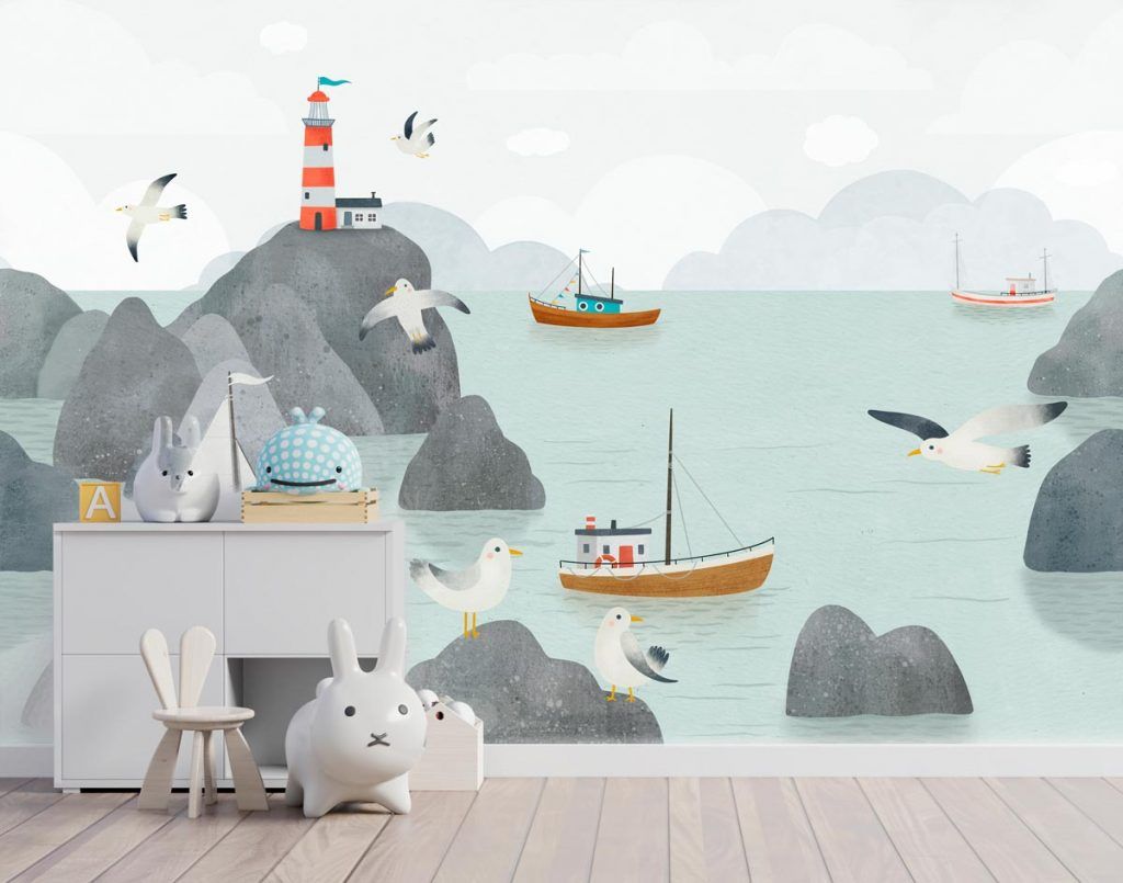 papier-peint-marin-enfant