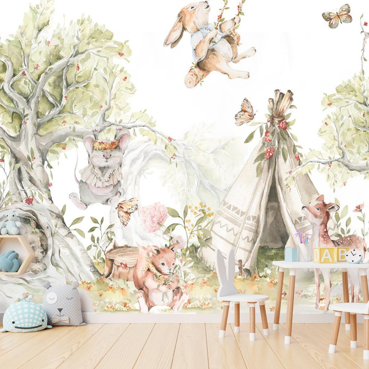papier-peint-animaux-foret