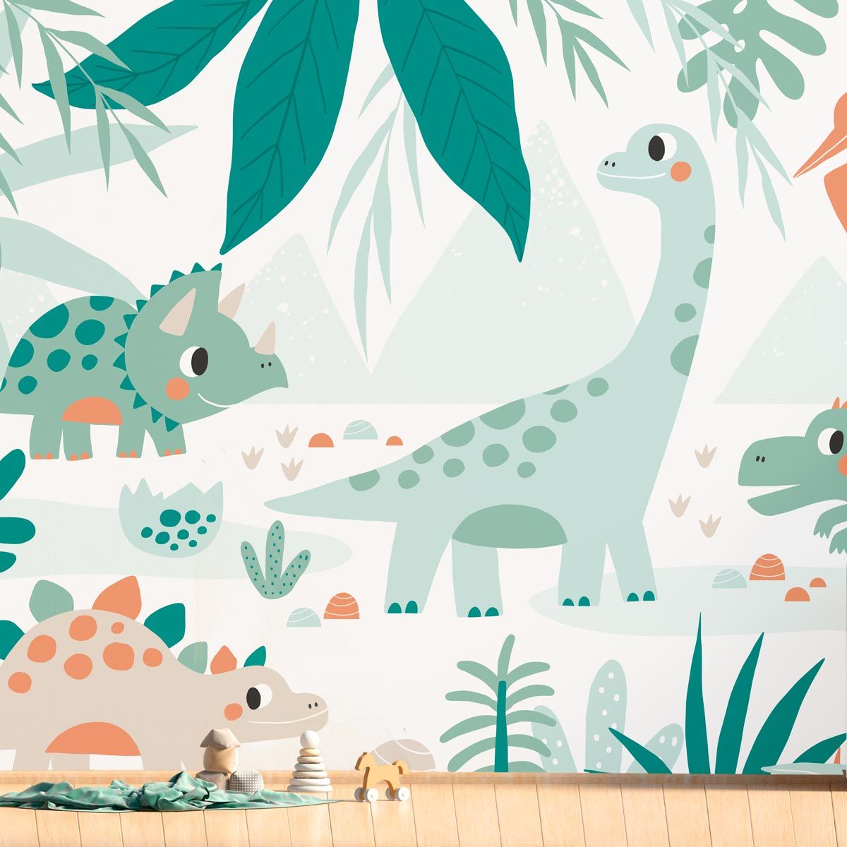 papier-peint-bébé-dinosaure