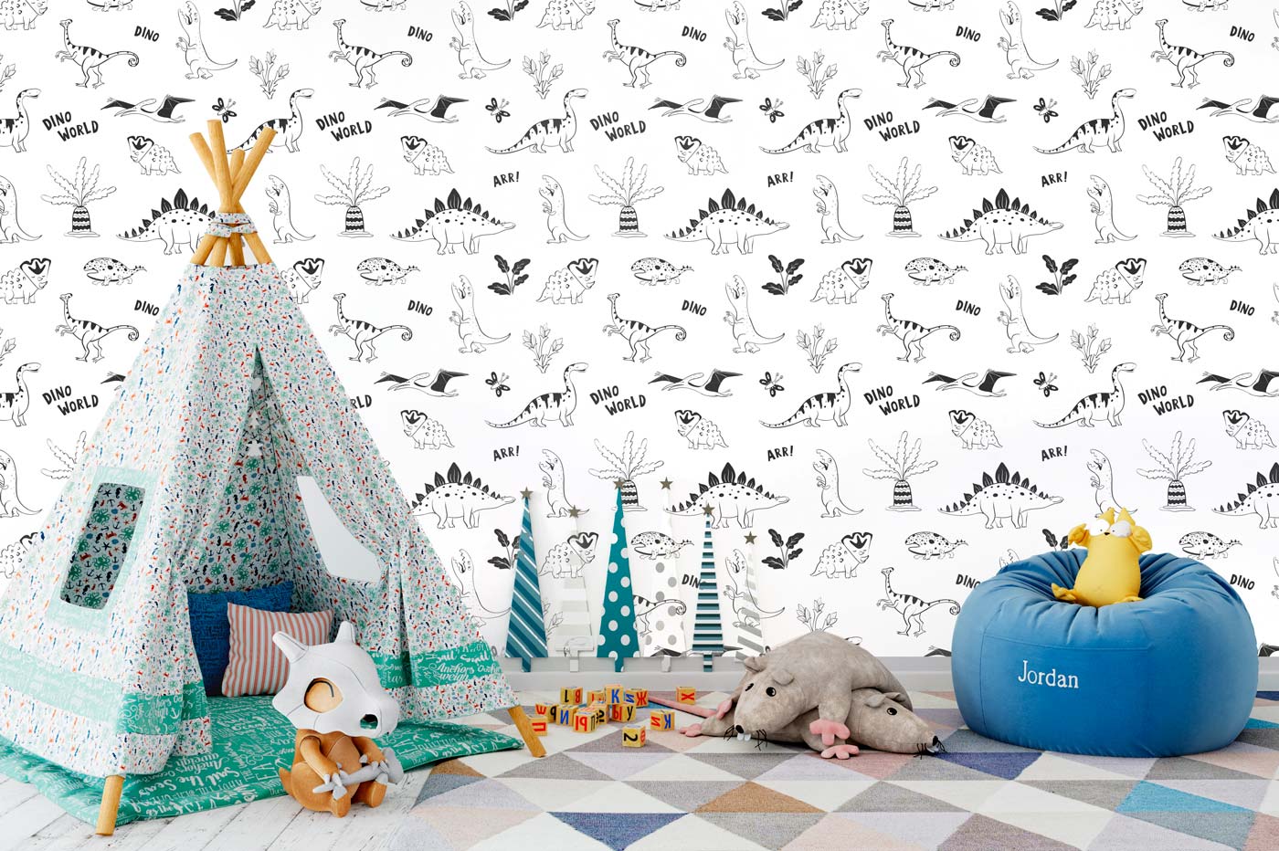 papier-peint-dinosaures-enfant