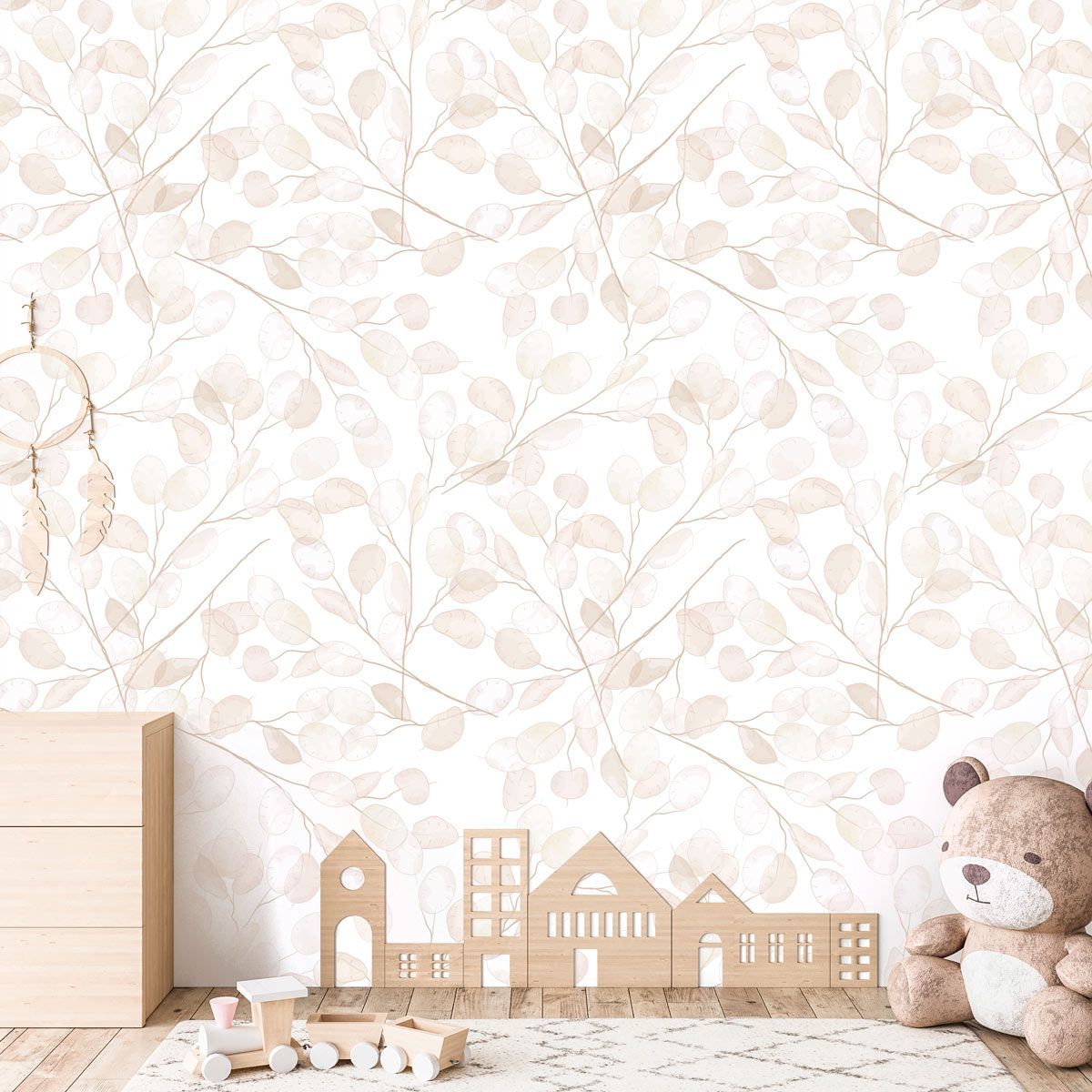 papier-peint-feuillage-bébé