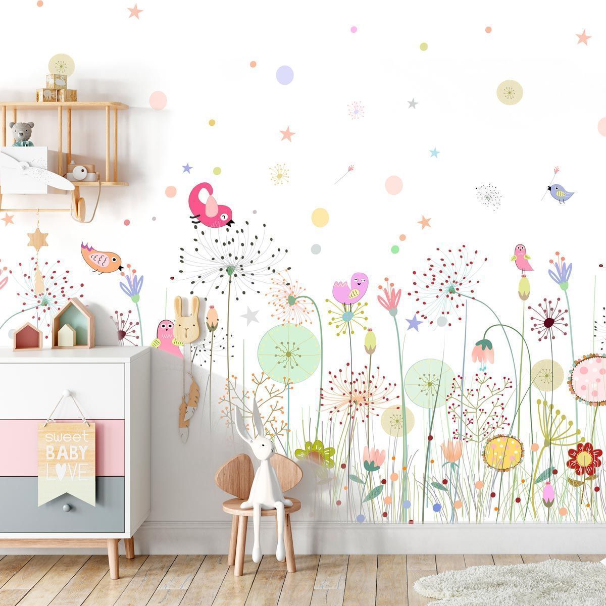 papier-peint-fleuri-enfant