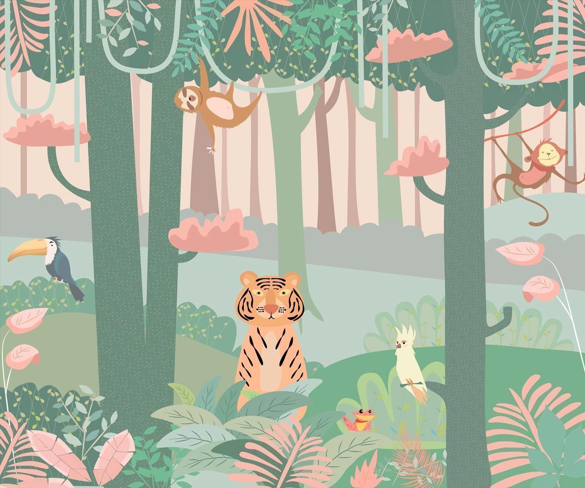 papier-peint-jungle-enfant