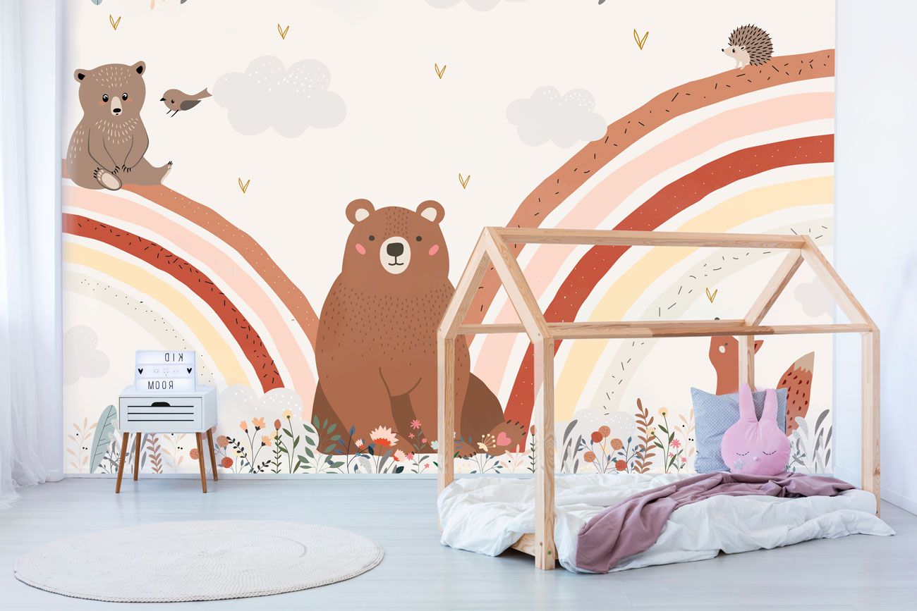 papier-peint-panoramique-ourson