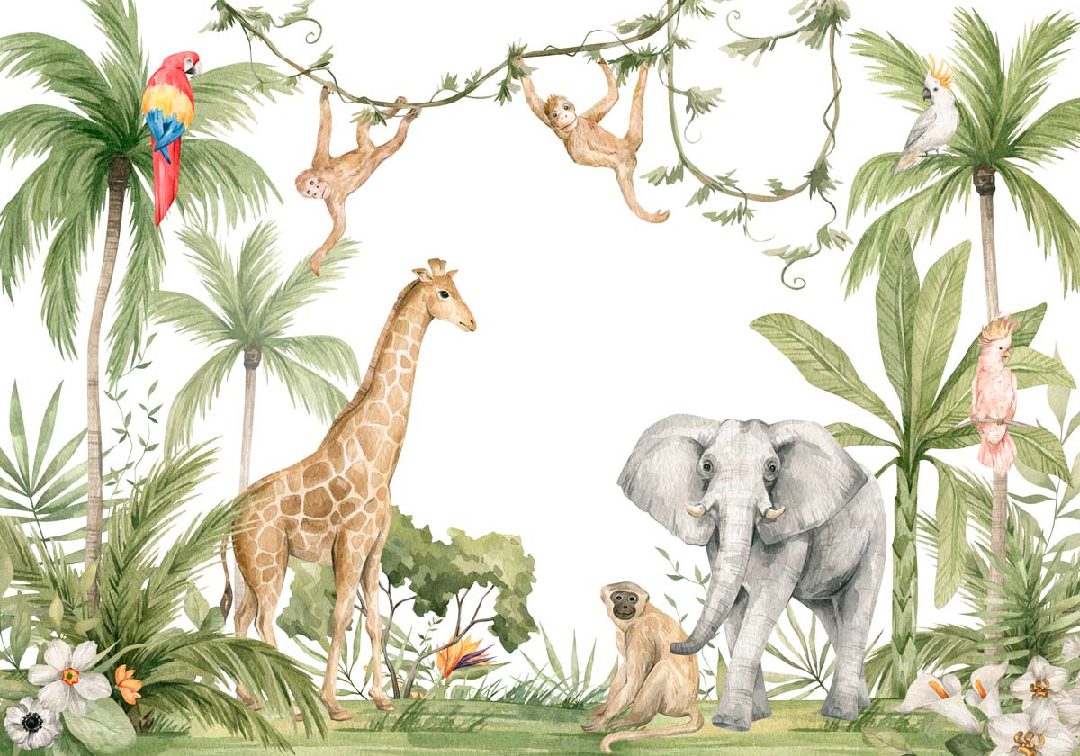 papier-peint-savane-enfant
