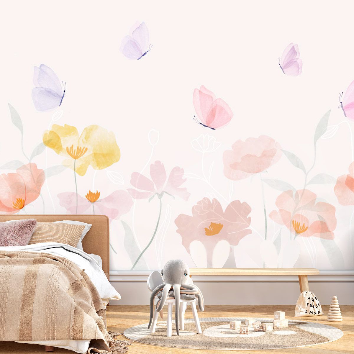 papier-peint-fleurs-enfant