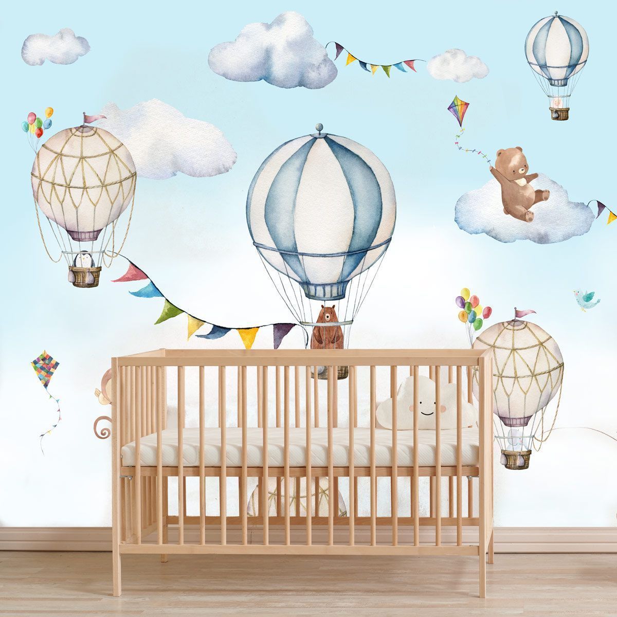 papier-peint-montgolfiere-bebe