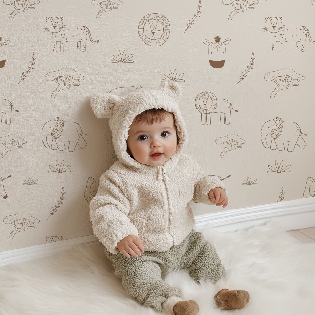 papier-peint-safari-beige