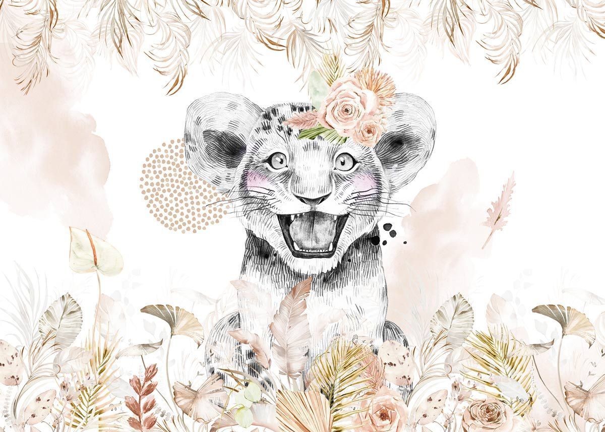 aperçu-papier-peint-safari-boheme-chambre-enfant