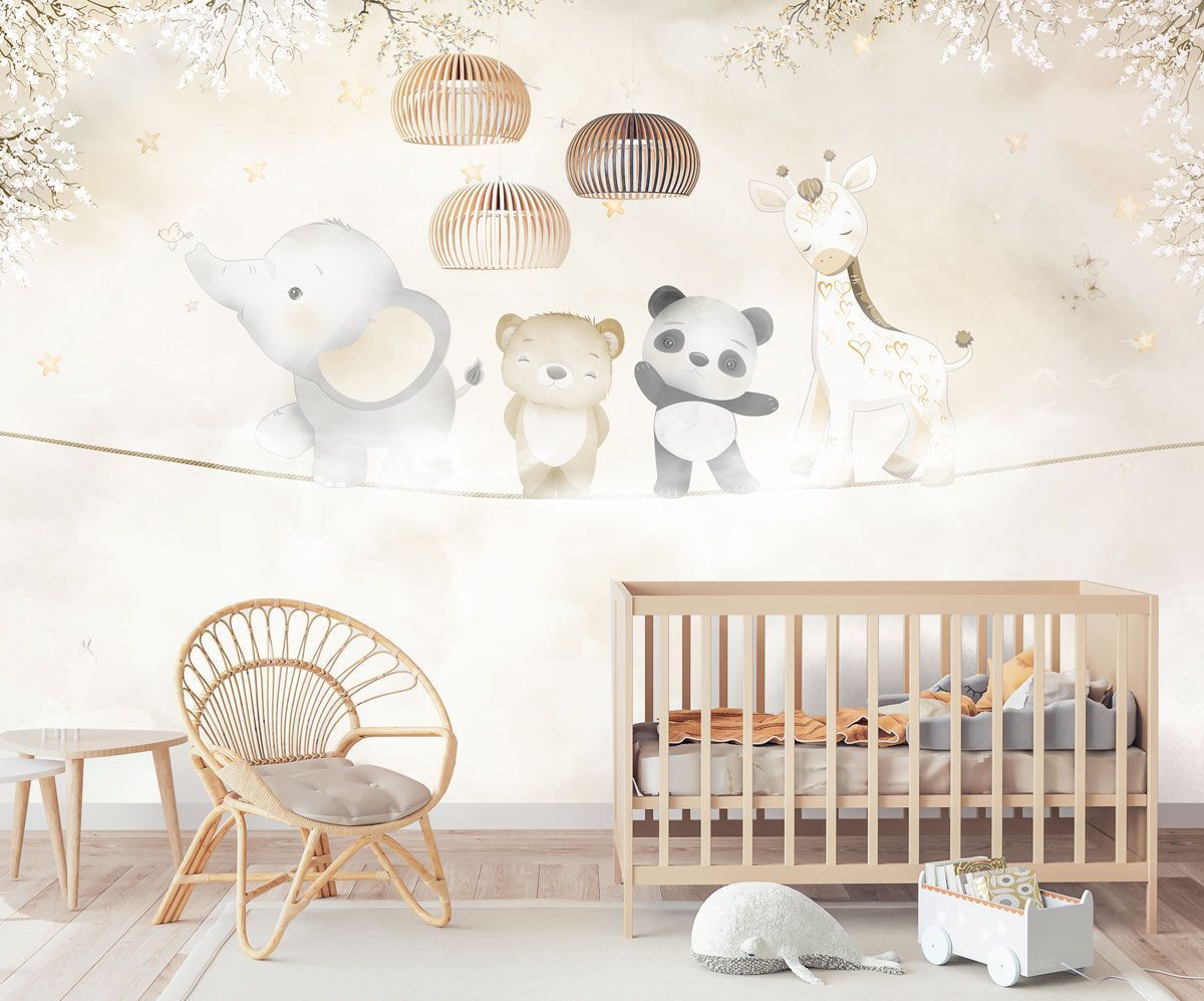 papier-peint-animaux-beige