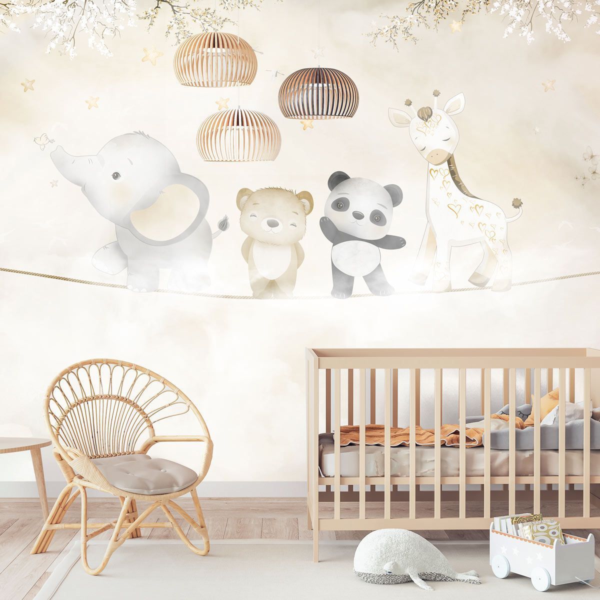 papier-peint-animaux-suspendu