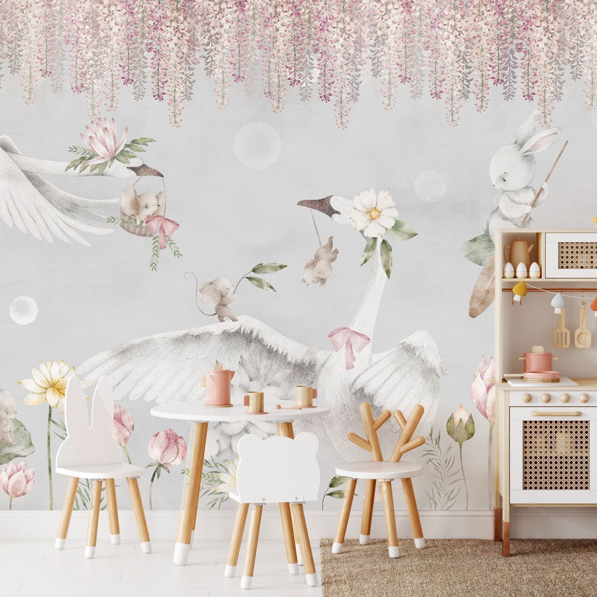 papier-peint-cygne