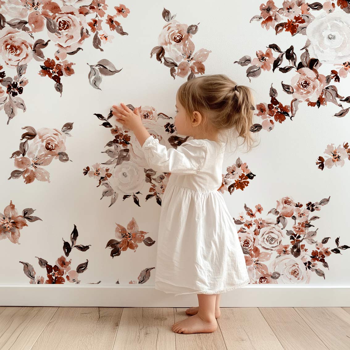 Papier-peint-rose-fille
