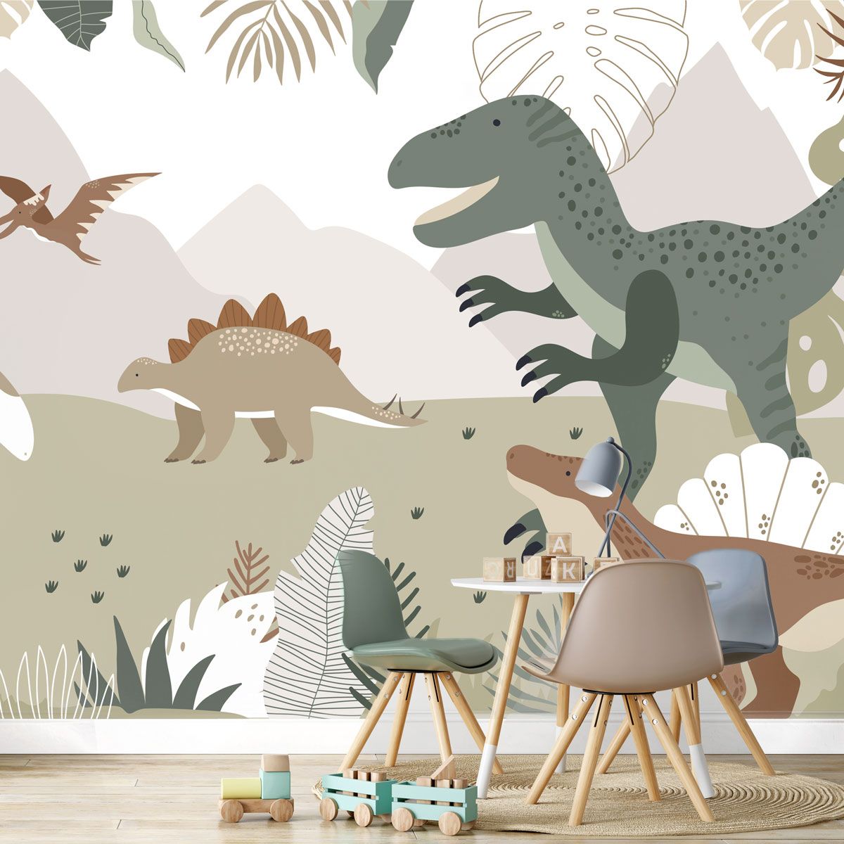 papier-peint-dinosaure-chambre-enfant
