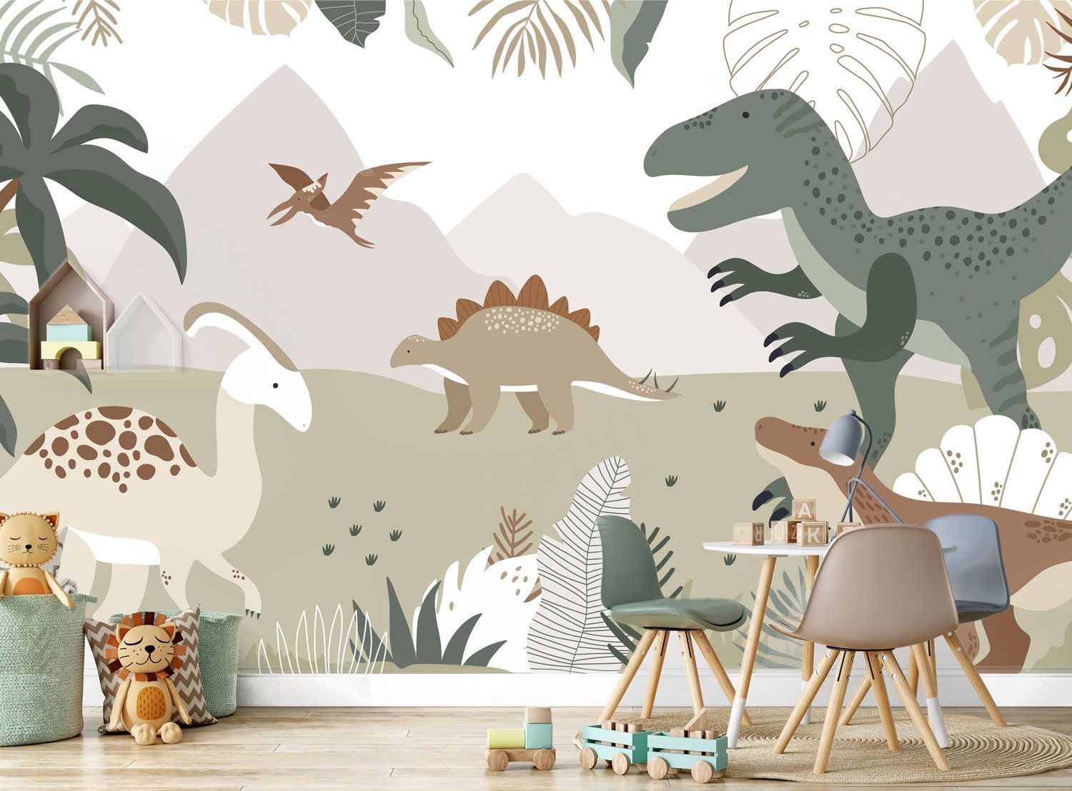 papier-peint-dinosaure-enfant