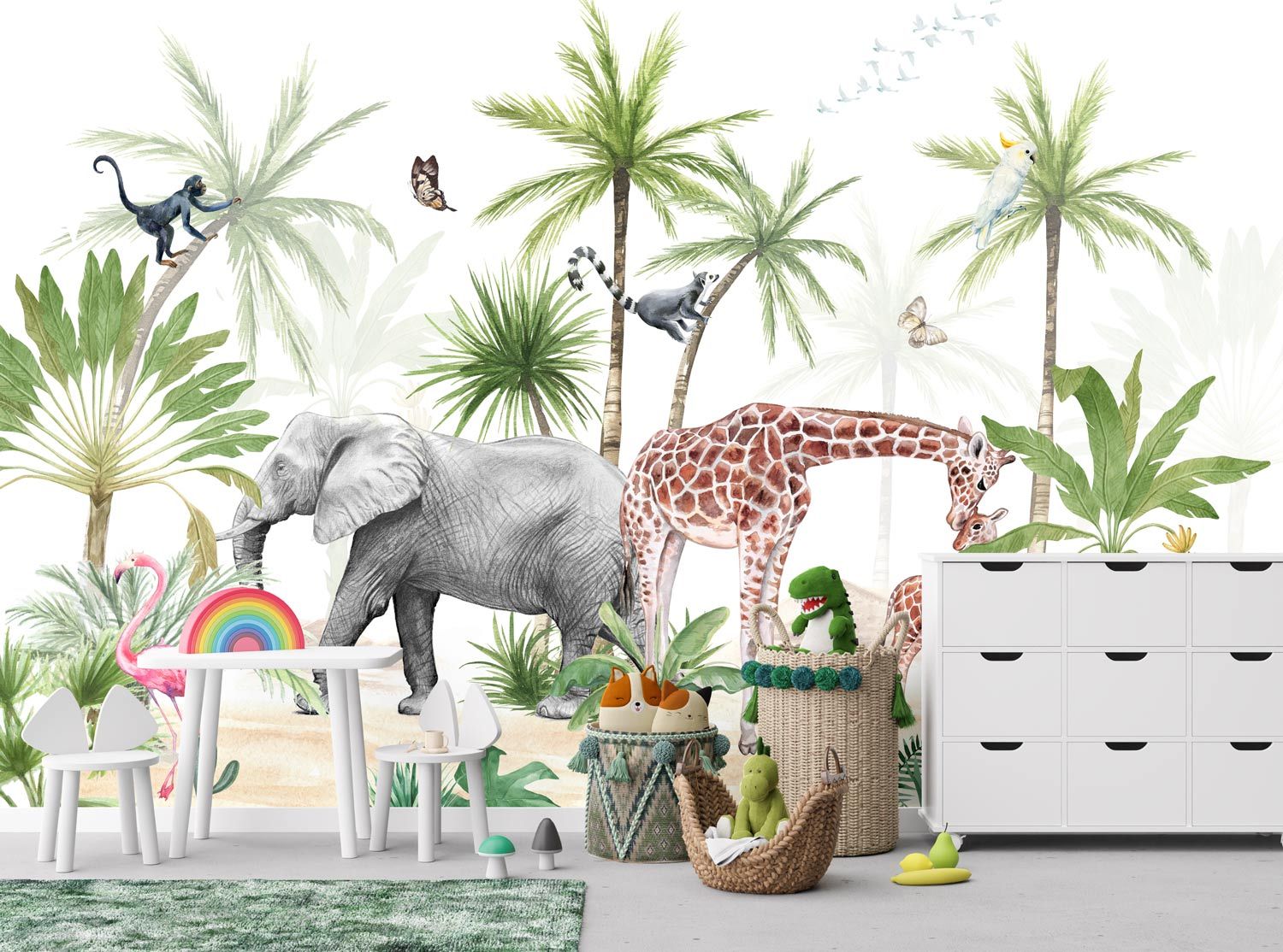 papier-peint-savane-enfant
