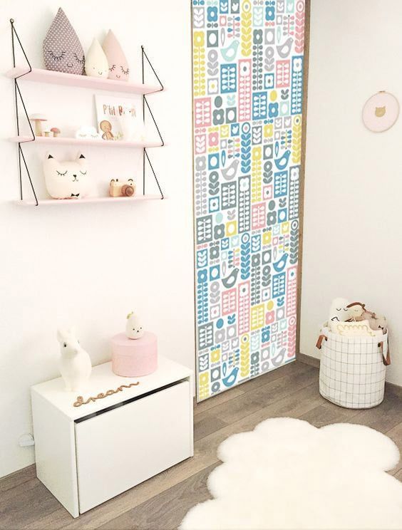 Papier peint sur porte